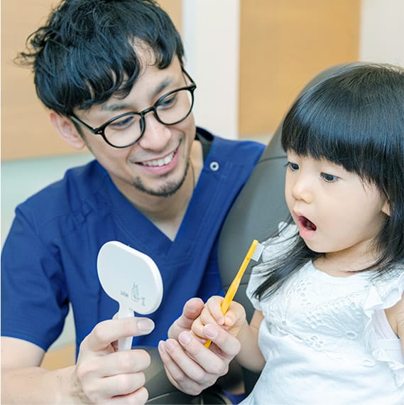 Drと子供の写真